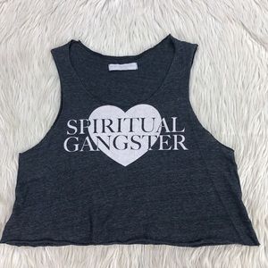 Grey Spiritual Gangster heart tank